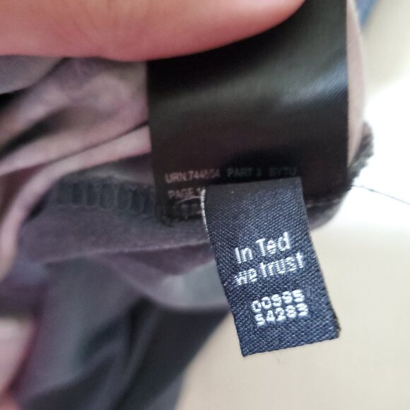 Ted Baker Artsy Abstract Multicolor Short Sleeve Lyocell Blouse Size 4 - Picture 9 of 13